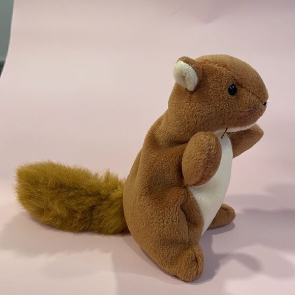 1996 Original Ty Beanie Baby Nuts the Squirrel Excellent Used Condition 6” tall - Picture 3 of 9